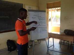 A participant presents his Algorithm using Pseudocode